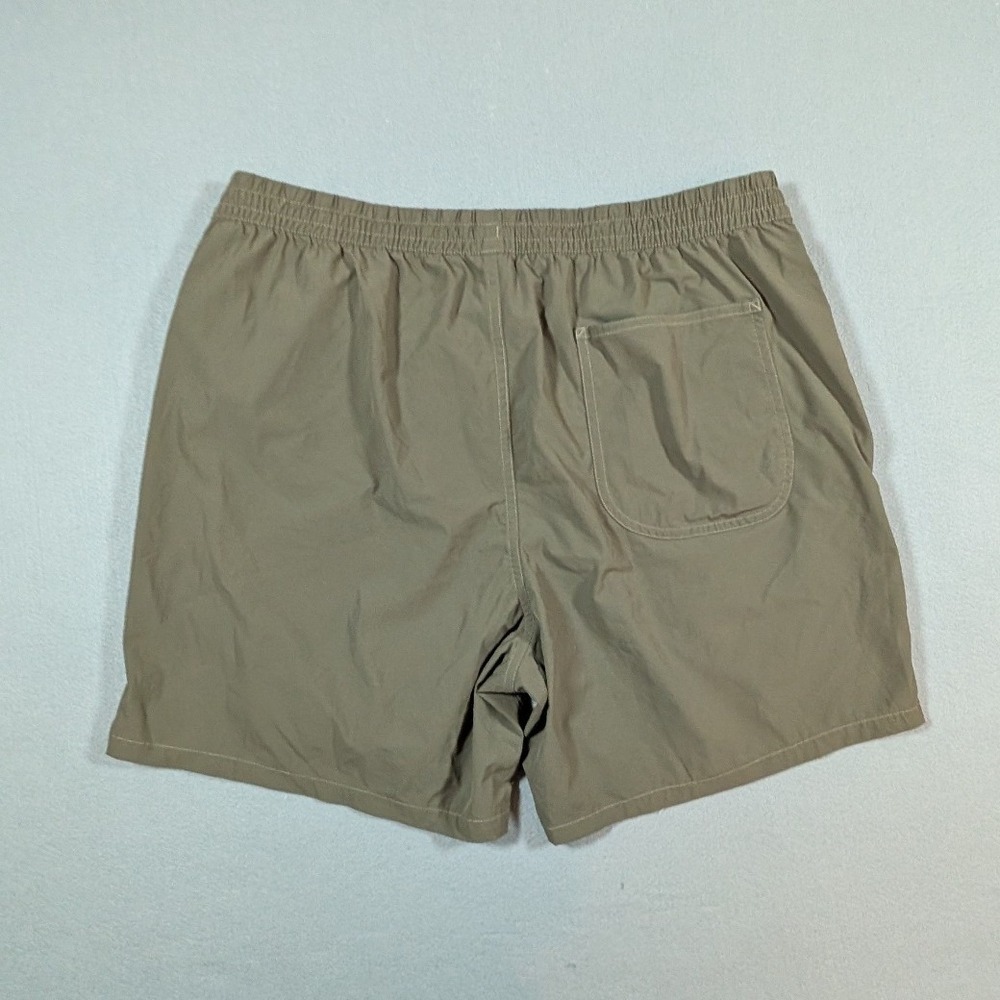Buck Mason Deck Shorts Mens Large Olive Green Nylon Spandex Casual Swim 3262